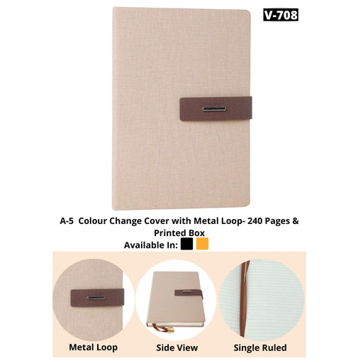 Note Book A5  - V 708