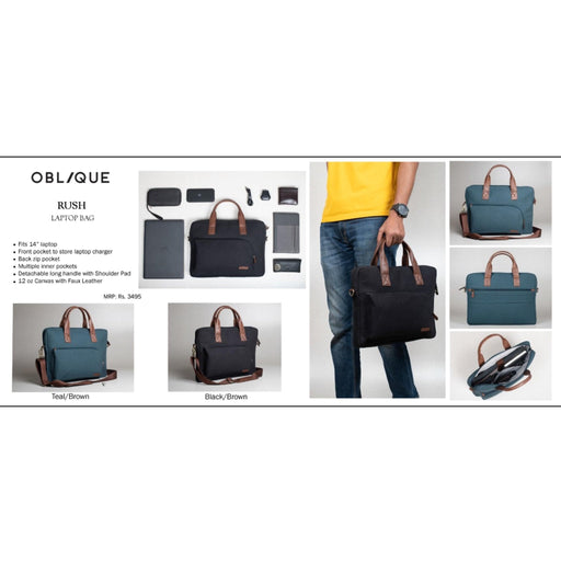 Oblique Rush Laptop Messenger Bag