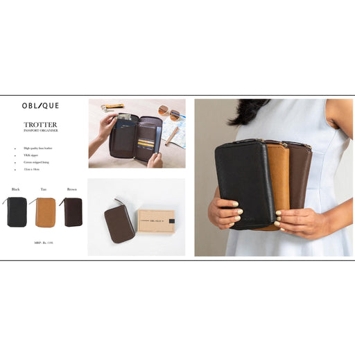 Oblique Trotter Passport Organizer