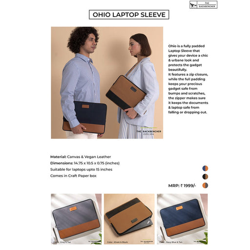 OHIO LAPTOP SLEEV-15 Inch