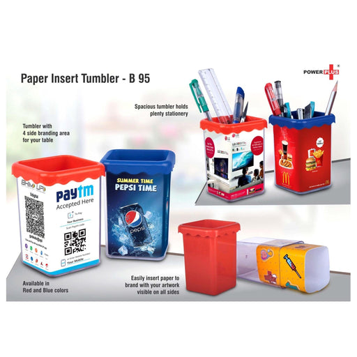 Paper Insert Tumbler - B 95