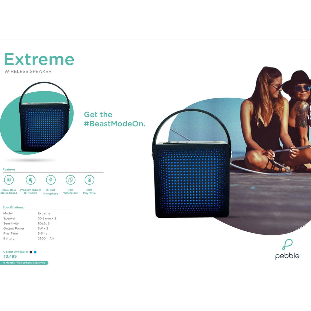Pebble Extreme Wireless Speaker - 10W
