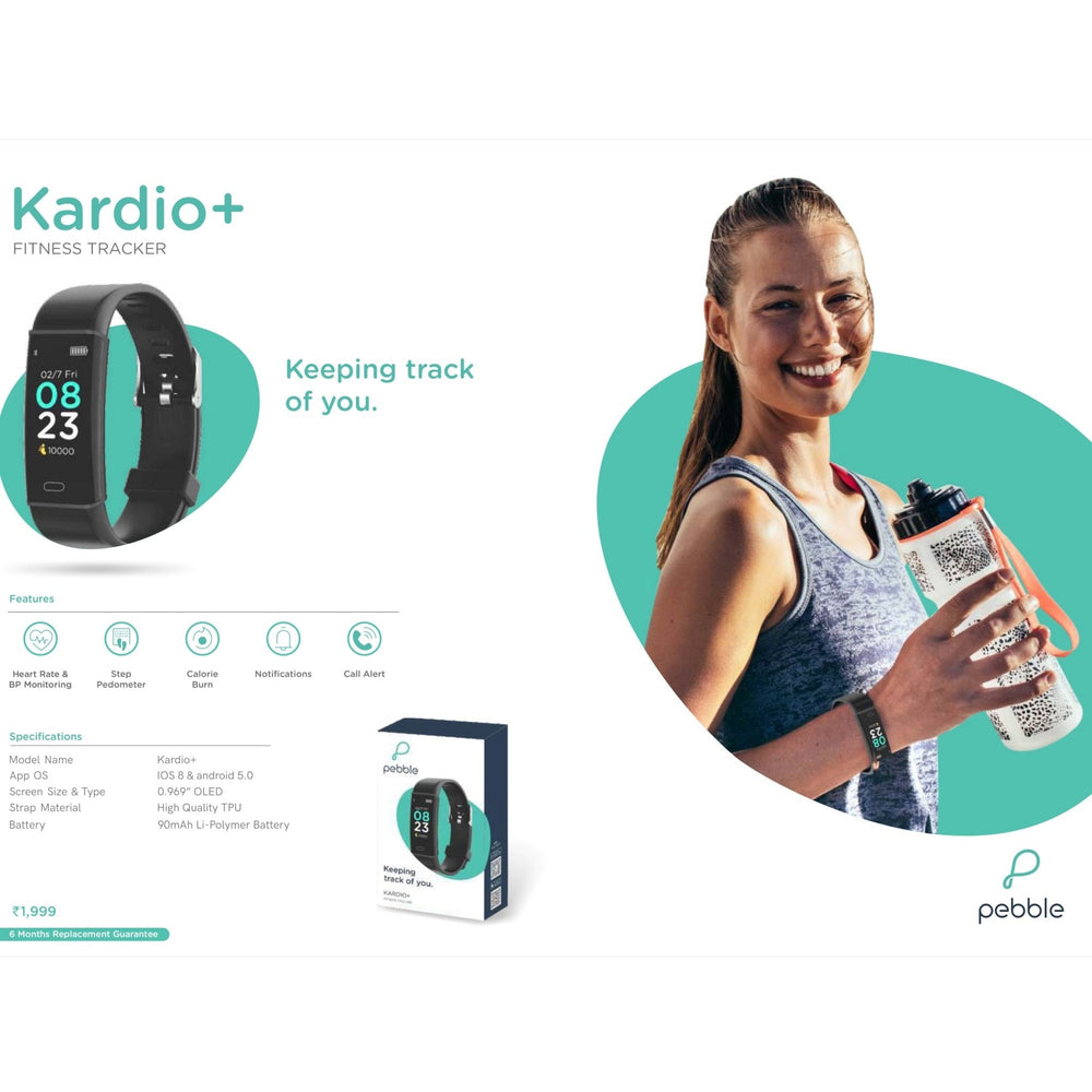 Pebble kardio+ Fitness Tracker