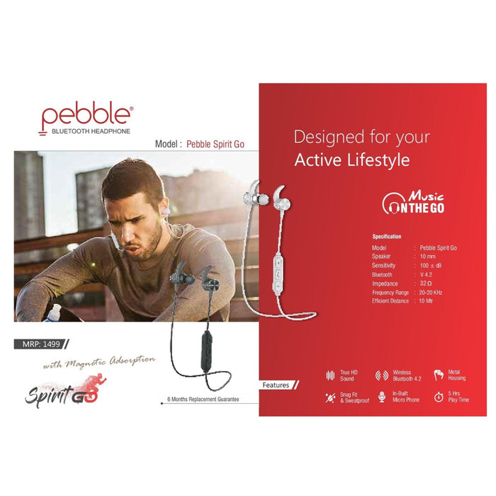 Pebble Spirit GO Bluetooth Earphones