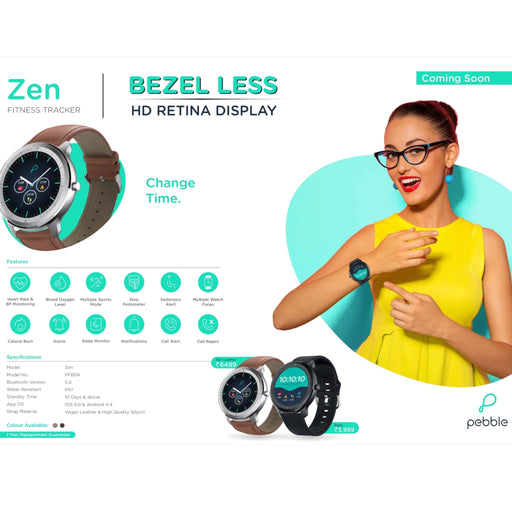 Pebble Zen Fitness Tracker