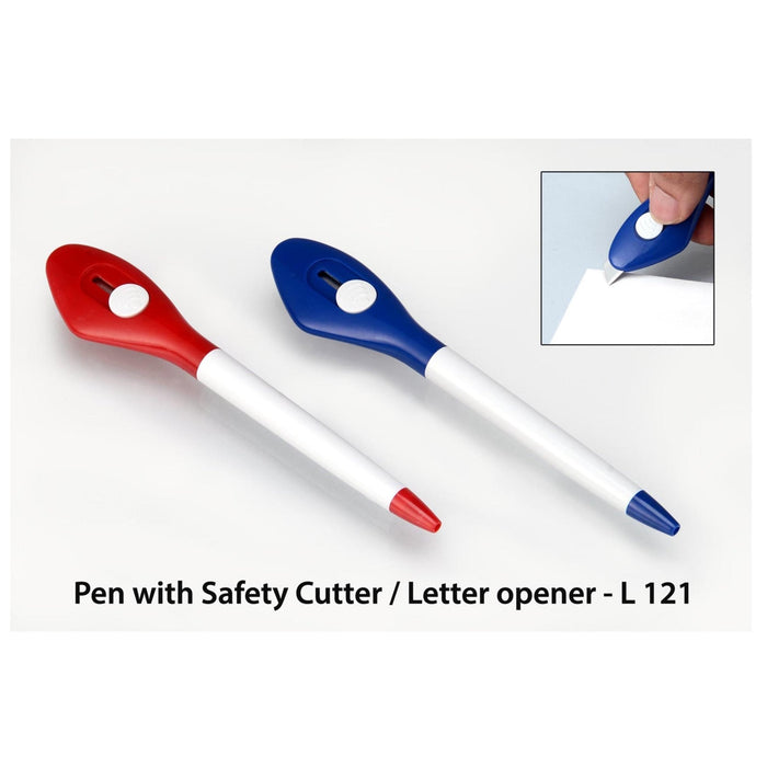 Pen With Safety Cutter / Letter Opener - L 121