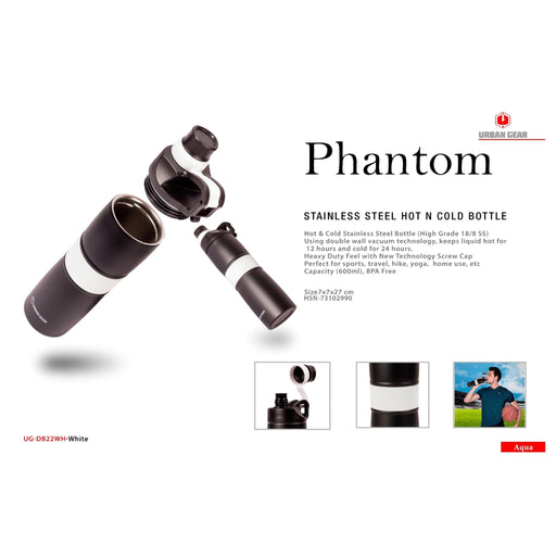 Phantom Stainless Steel Hot n Cold Bottle (600ml)