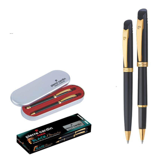 Pierre Cardin Black Beauty Set of Roller Pen & Ball Pen