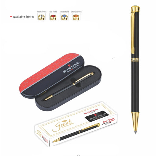 Pierre Cardin Black Chrome Ball Pen