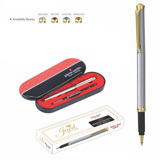 Pierre Cardin White Gold Roller Pen