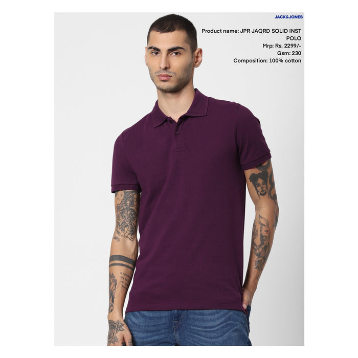 JACK & JONES - JACQUARD POLO