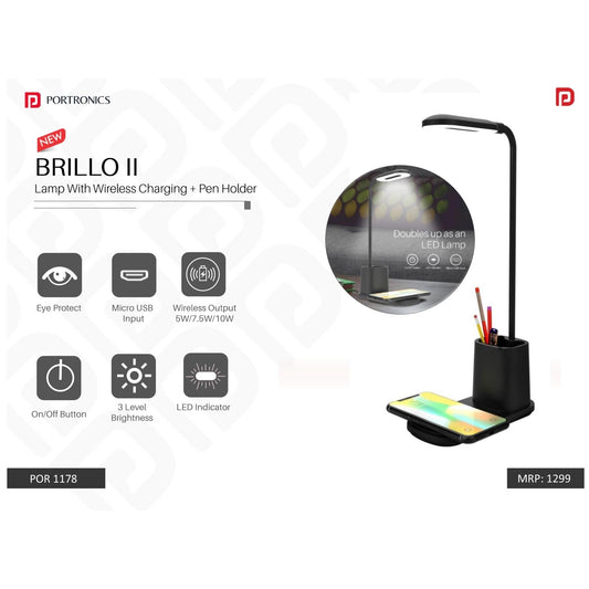 Portronics  Lamp with Wireless Charging - POR 1178
