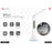 Portronics  Rechargeable LED Lamp With LED Calendar - POR 641