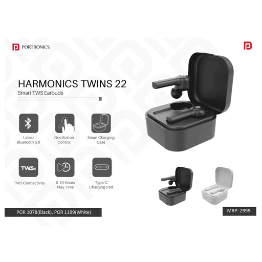 Portronics  Smart TWS Earpods - POR 1078/1199