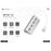 Portronics USB 2.0 Aluminium HUB with 4 USB Ports - POR 717