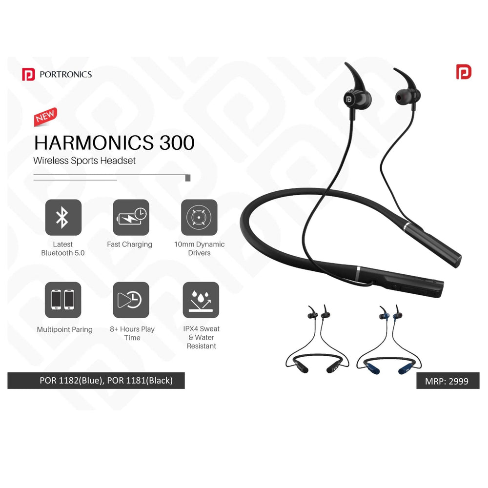 Portronics Wireless Sports Headset - POR 1182/1181