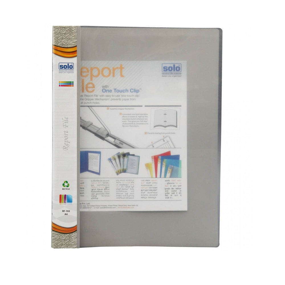 Report File Transparent Top - A4 (RF102), Pack of 10
