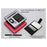 Set of 3: barrel PU Keychain, 3 in 1 Wallet - Q 19 & Metal Look Pen
