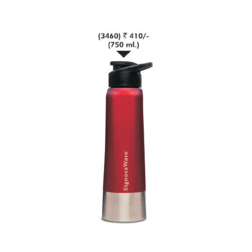 Signora Ware Achieve Dual Tone Steel Water Bottle - 3460