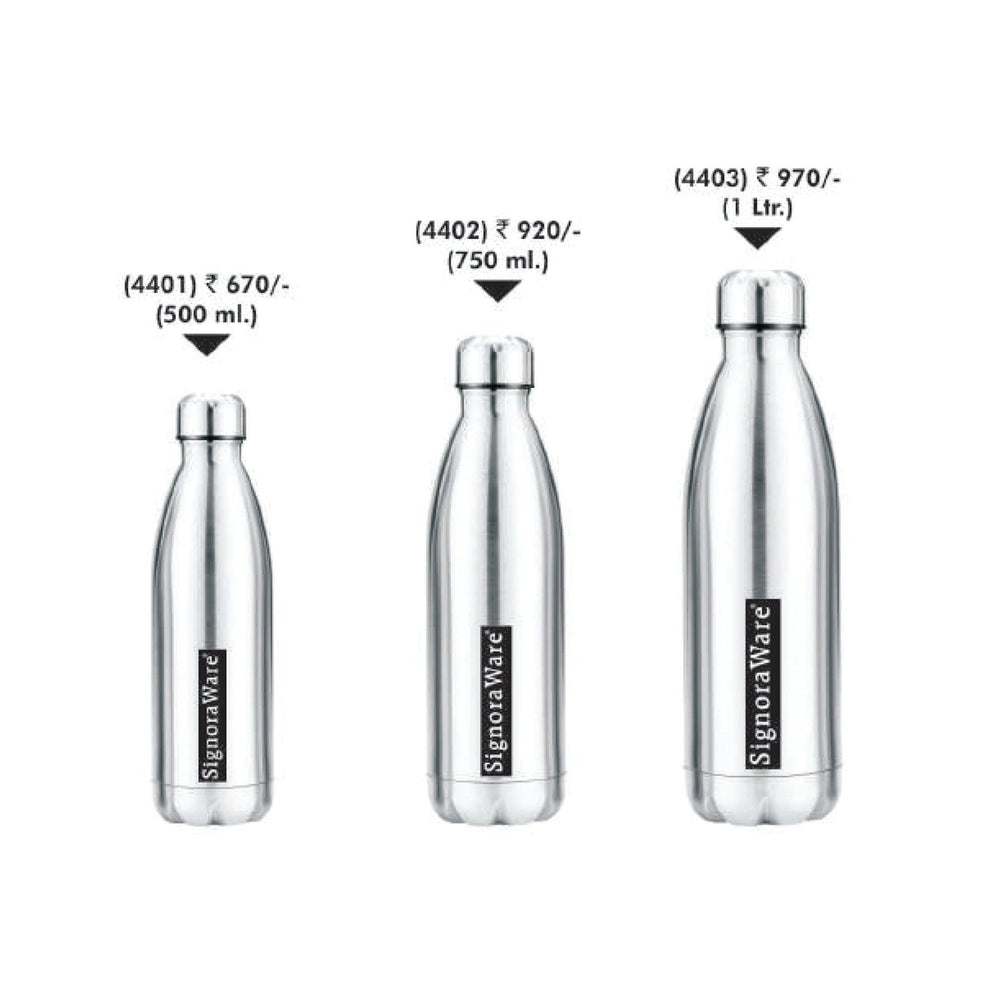 Signora Ware Aqualene Vaccum  Steel Cola Bottle