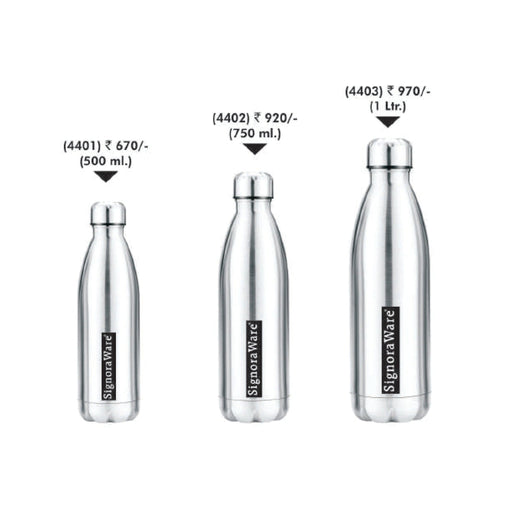 Signora Ware Aqualene Vaccum  Steel Cola Bottle