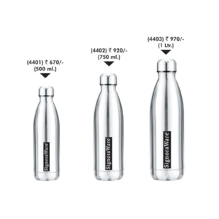 Signora Ware Aqualene Vaccum  Steel Cola Bottle