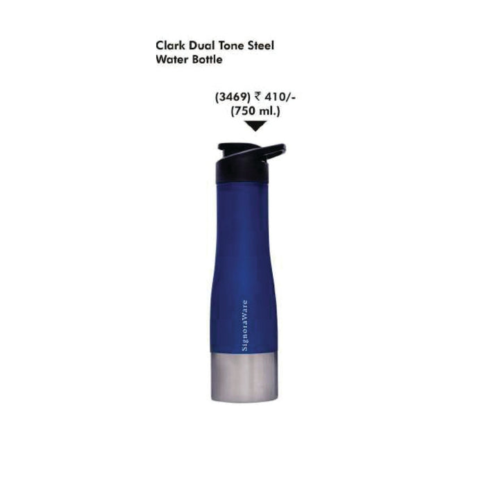 Signora Ware Clark Dual Tone Steel Water Bottle