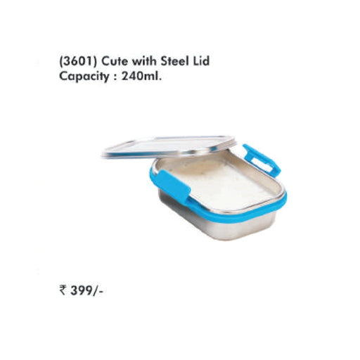 Signora Ware Cute with Steel Lid - 3601
