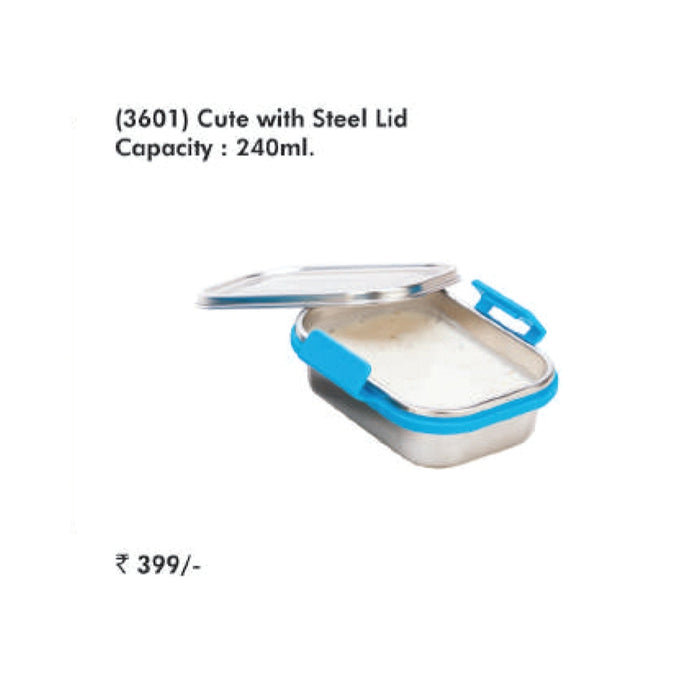 Signora Ware Cute with Steel Lid - 3601