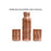 Signora ware Hammered Bottle with 2 Glasses