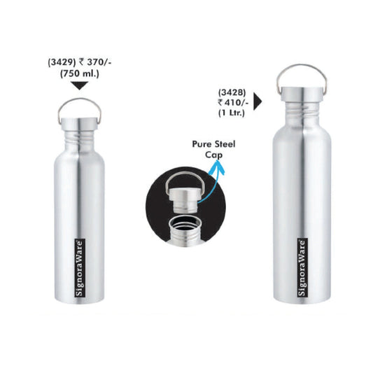 Signora Ware Mac Steel Water Bottle - 3429/3428
