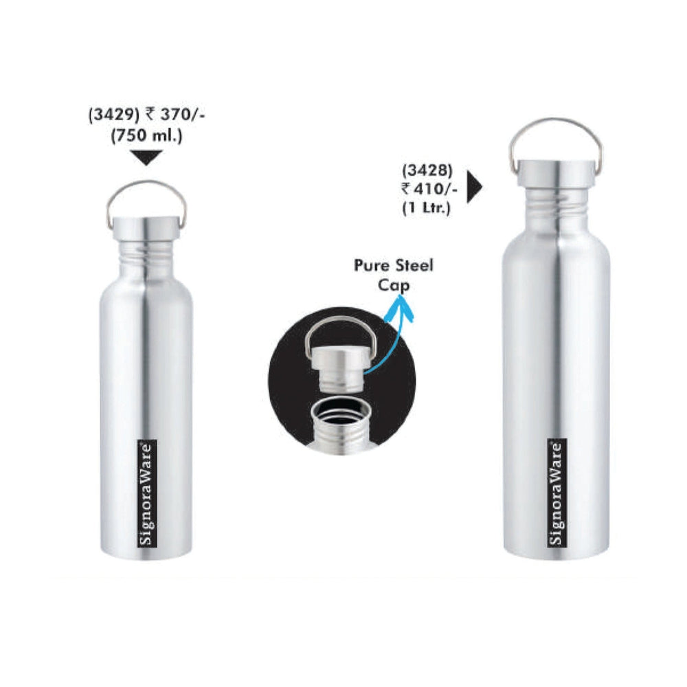 Signora Ware Mac Steel Water Bottle - 3429/3428