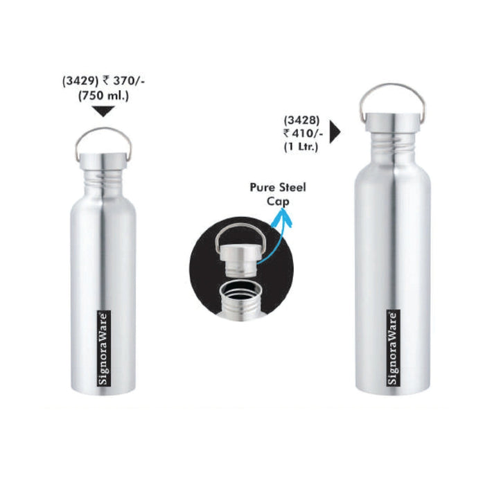Signora Ware Mac Steel Water Bottle - 3429/3428