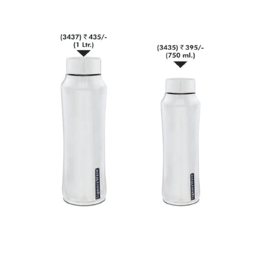 Signora Ware Rexo Steel Water Bottle Mirror Finish - 3437/3435