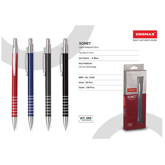 Unomax Sonet Liquid Ball Pens