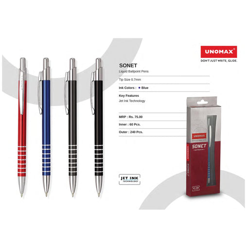 Unomax Sonet Liquid Ball Pens