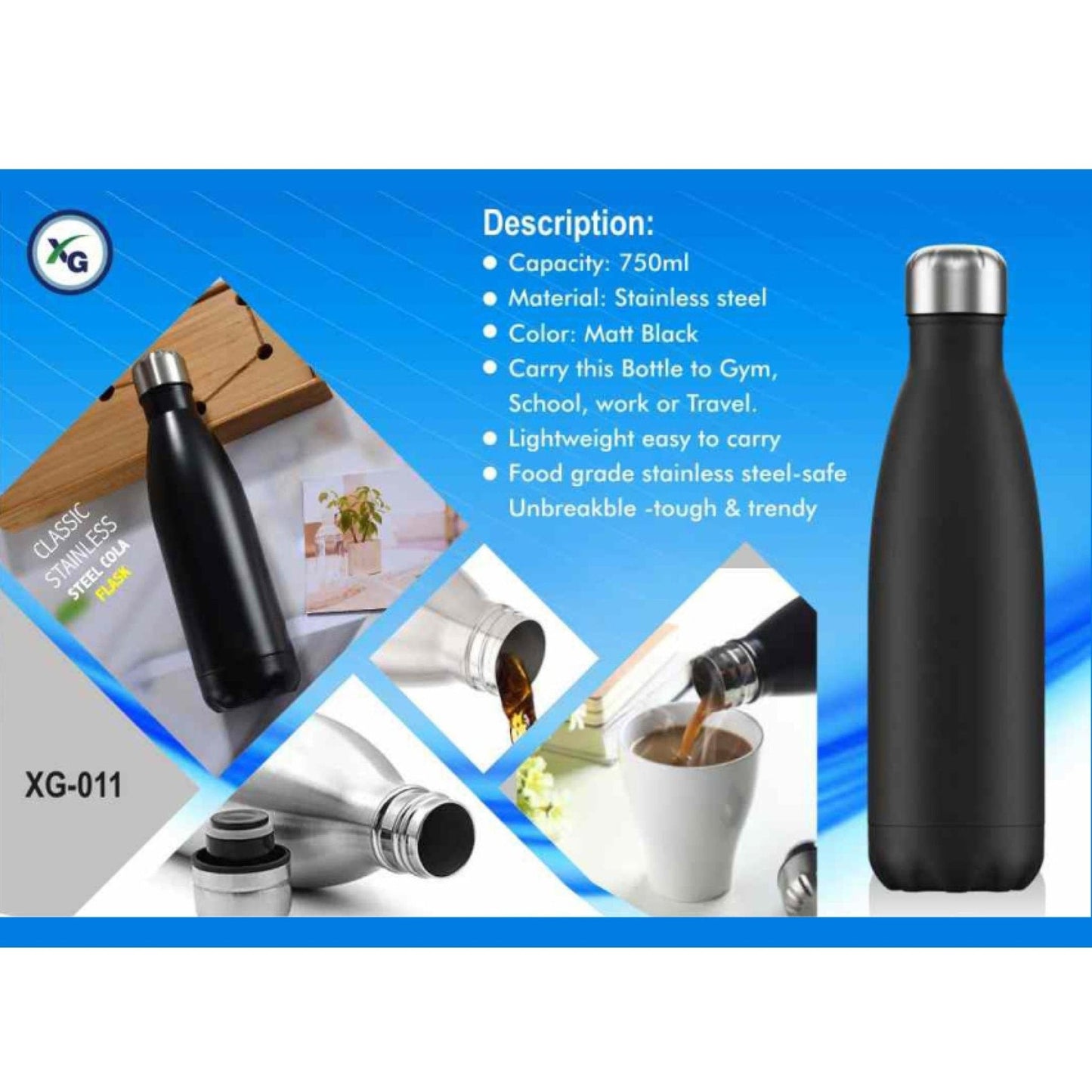 STAINLESS STEEL COLA - XG -011