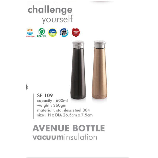 Stainless Steel Vacuum Bottle - SF 109 - 600ml