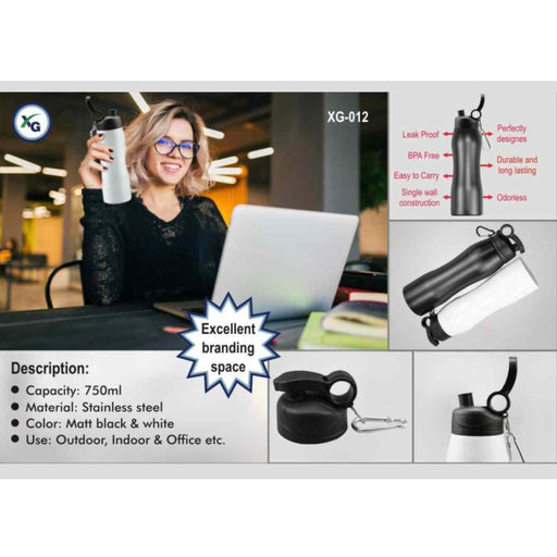 STAINLESS STEEL WITH HOLDING CARBINER -XG - 012