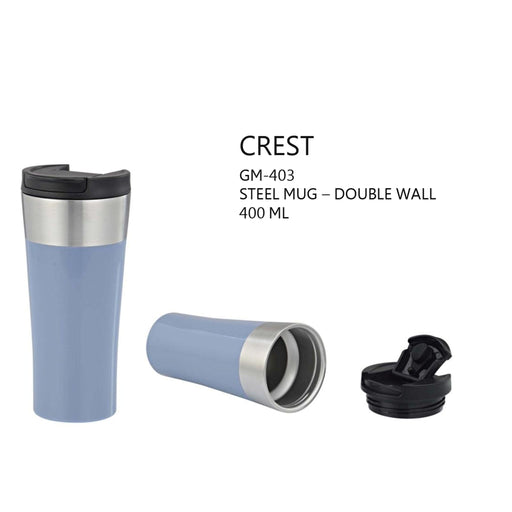Steel Mug Double Wall - 400ml - GM-403