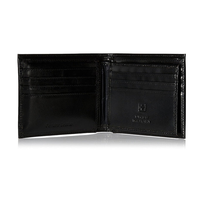 Swiss Military Black Leather Wallet (LW-1)