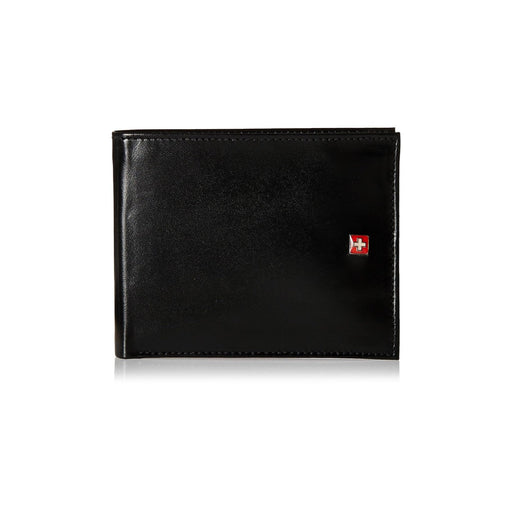 Swiss Military Black Leather Wallet (LW-1)
