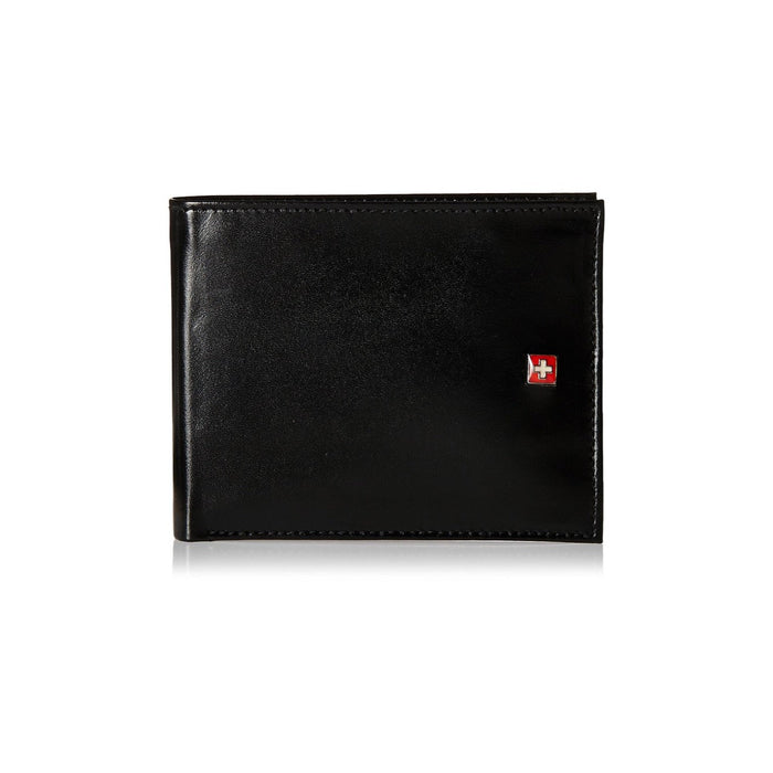 Swiss Military Black Leather Wallet (LW-1)
