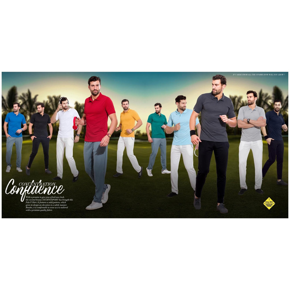 Techno Sports Collared Jersy