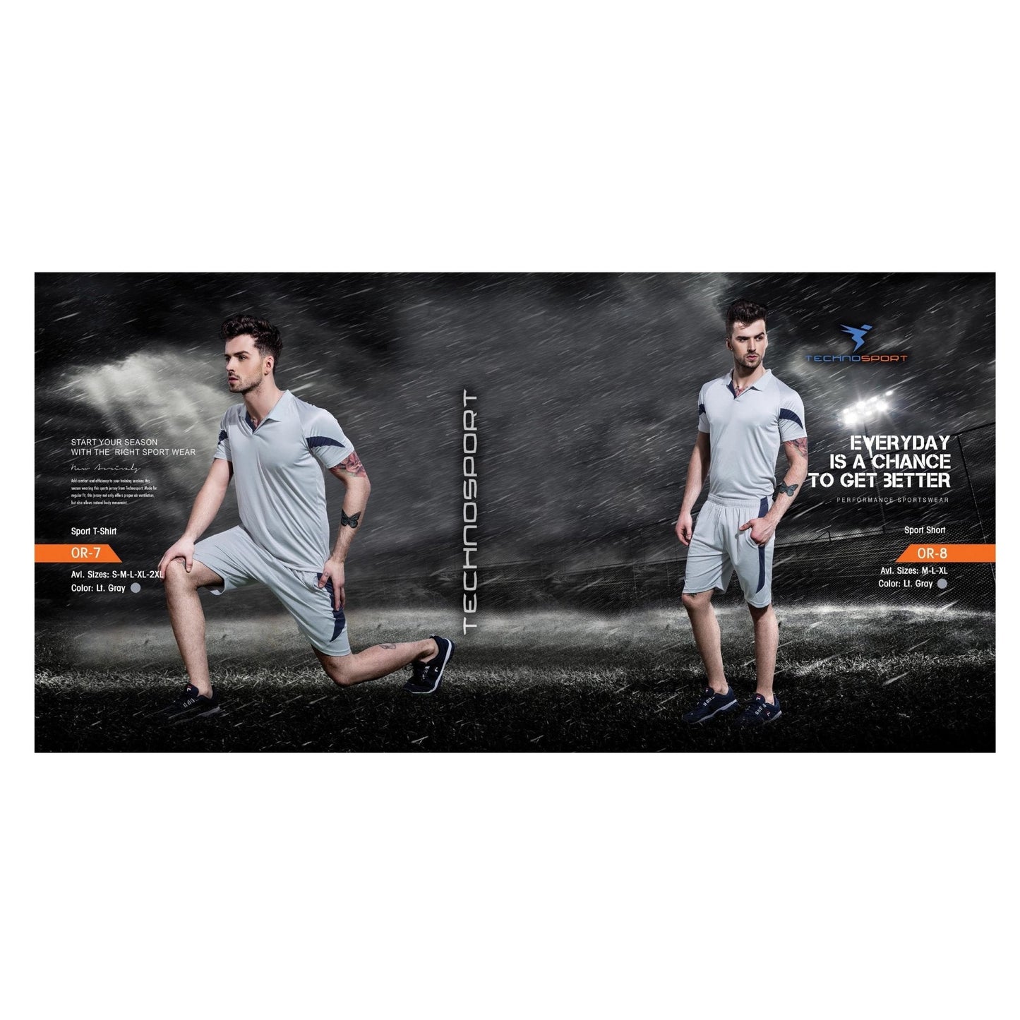 Techno Sports Half Sleeves Jersy