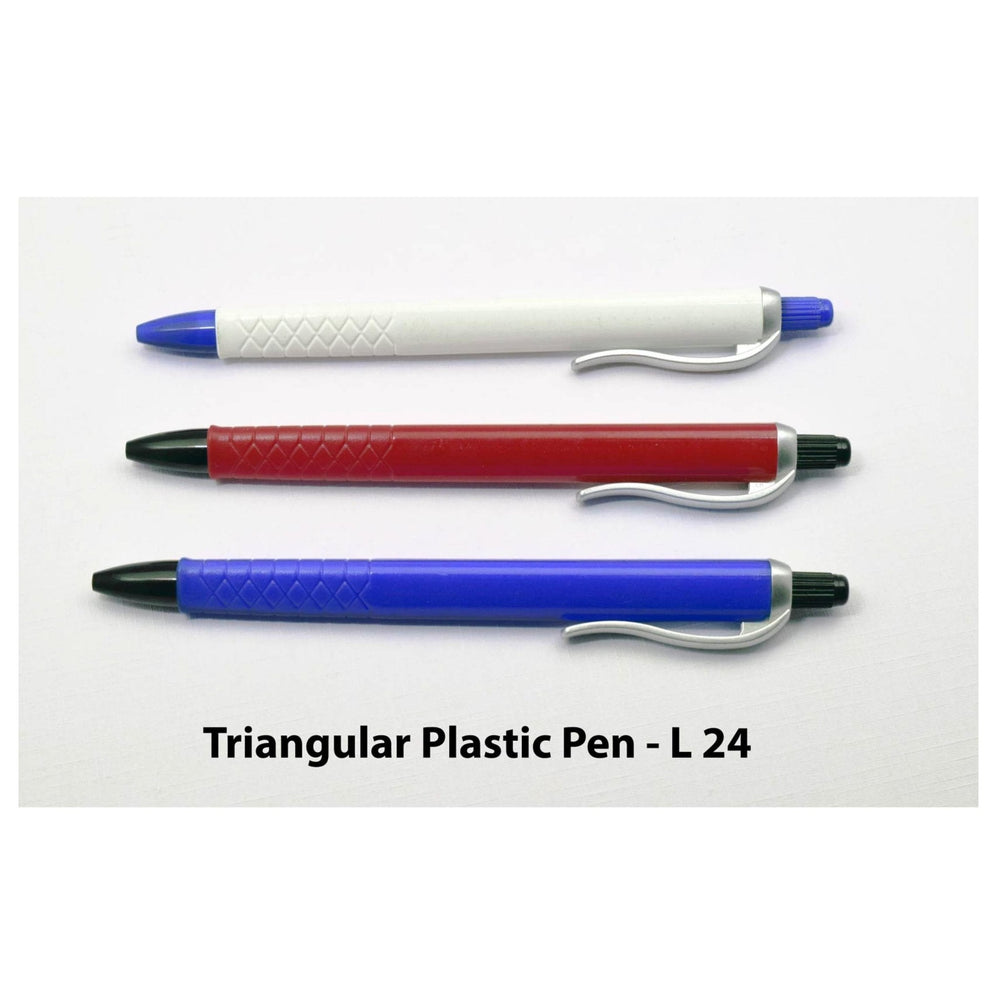 Triangular Plastic Pen  -  L 24
