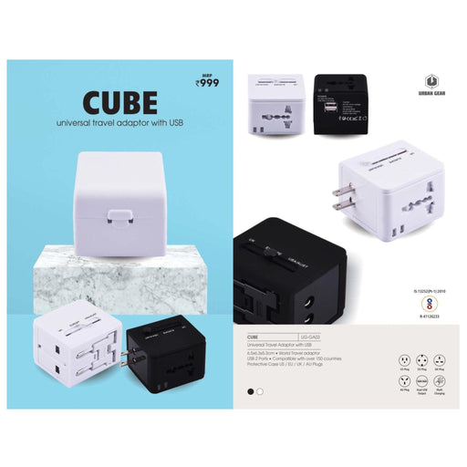 Universal Travel Adaptor With USB - UG-GA03