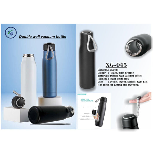 VACUUM HOT& COLD STYLISH ROPE BOTTLE - XG - 045