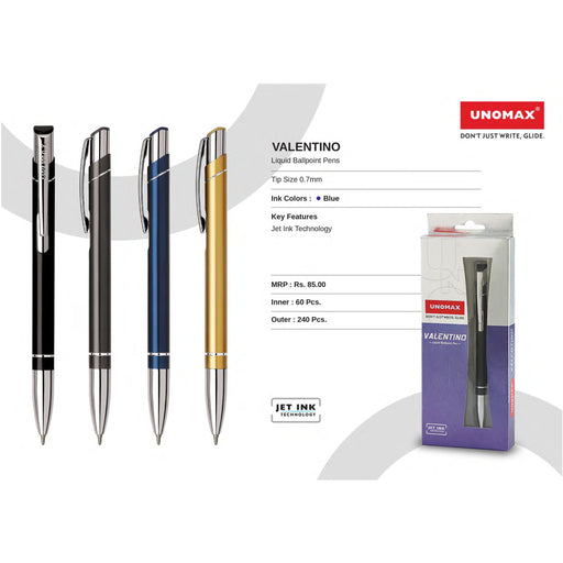 Unomax Valentio Liquid Ball Pens