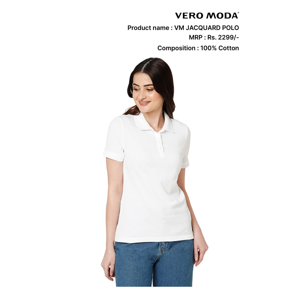 VERO MODA - JACQUARD POLO